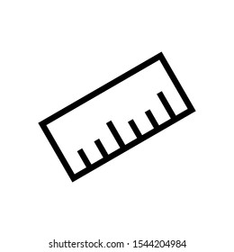Ruler Icon Vector Logo Template Illustration Design Eps - 10
