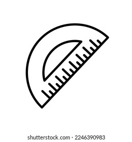 Ruler Icon Vector Logo Template