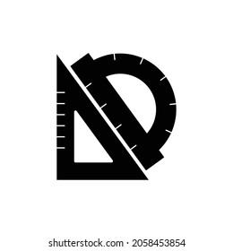 ruler icon vector icon measure tool sign