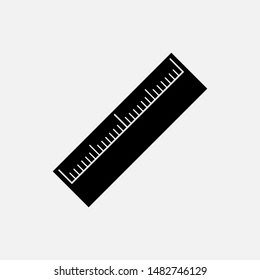 Ruler Icon - Vector, Sign and Symbol for Design, Presentation, Website or Apps Elements.