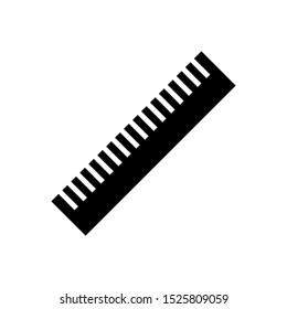 ruler icon vector simple line