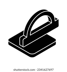 Ruler icon, vector stock illustration.