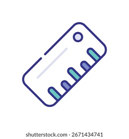 Ruler icon vector stock illustration