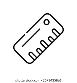 Ruler icon vector stock illustration