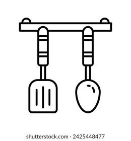 Ruler icon vector strock illustration