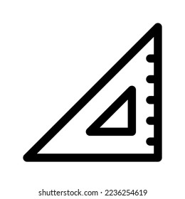 Ruler Icon Vector Symbol Design Illustration