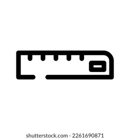 Ruler Icon Vector Symbol Design Illustration