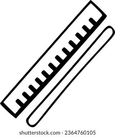 ruler icon vector symbol design illustration