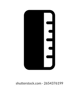 Ruler Icon Vector Symbol Design Illustration