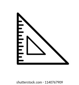 ruler icon vector template