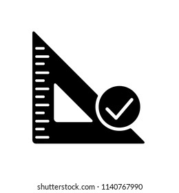 ruler icon vector template