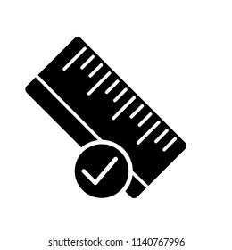ruler icon vector template
