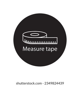 ruler icon vector template illustration logo design