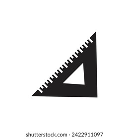 ruler icon vector template illustration logo design