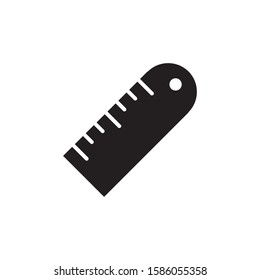 ruler icon vector trendy design