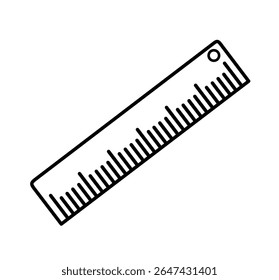 ruler icon vector with trendy design