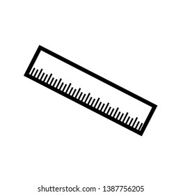 ruler icon vector trendy style