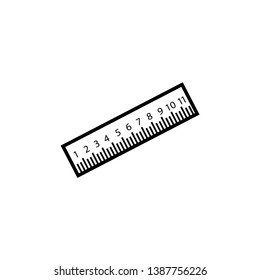 ruler icon vector trendy style