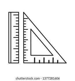 ruler icon vectors