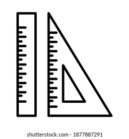 Linealsymbol. Lineal Icon für Website. Perfekte Verwendung für Web, Muster, Design, Icon, ui, ux, etc.