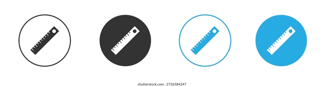 Ruler icons, for mobile concept and web design. vector illustration. EPS10