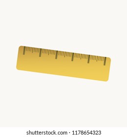 Ruler. Isolated icon pictogram. Vector illustration. EPS 10.