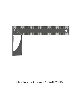Ruler isolated on white background