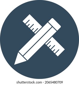 Ruler Isolated Vector icon which can easily modify or edit

