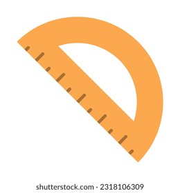 Ruler item school element design illustration