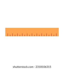 Ruler item school element design illustration