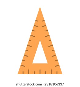 ilustración de diseño de elementos de escuela de elementos de regla