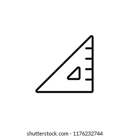ruler line icon