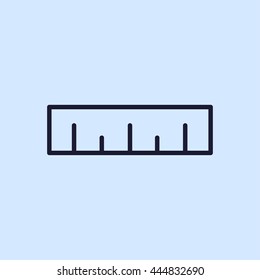 ruler line icon