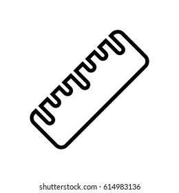 Ruler line icon