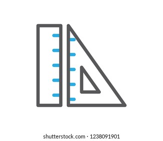 ruler line icon illustration vector,ruler building icon illustration vector,ruler building line website icon illustration vector