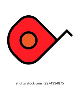 Ruler line icon isolated on white background. Black flat thin icon on modern outline style. Linear symbol and editable stroke. Simple and pixel perfect stroke vector illustration.
