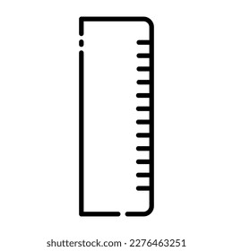 Ruler line icon. vector illustration.