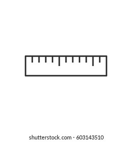 Ruler linear icon