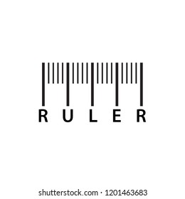 Ruler Logo Vector Design Template Eps  10