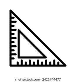 Regla, Ilustración Del Logo Del Icono Plano Matemático. Juego de iconos matemáticos. Adecuado Para Diseño Web, Logotipo, Aplicación.