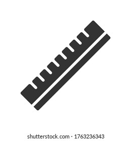 Regla, icono de medida, gráficos vectoriales