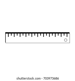 ruler measuring device icon image 
