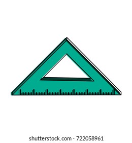 ruler measuring icon image 