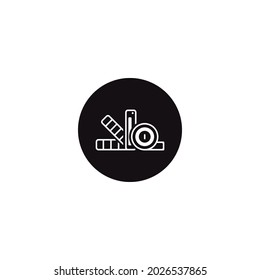 Lineal- und Messbandsymbol