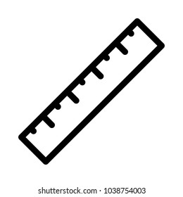 Ruler, a measuring tool