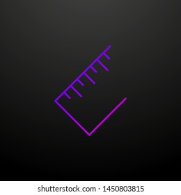 ruler nolan icon. Elements of school set. Simple icon for websites, web design, mobile app, info graphics