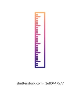 ruler nolan icon. Simple thin line, outline vector of Measuring Instruments icons for ui and ux, website or mobile application