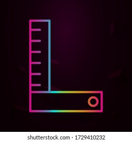 ruler nolan icon Simple thin line, outline vector of Construction icons for ui and ux, website or mobile application