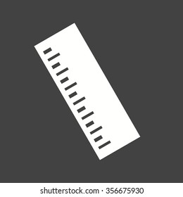 Ruler, number, office icon vector image.Can also be used for office. Suitable for mobile apps, web apps and print media.