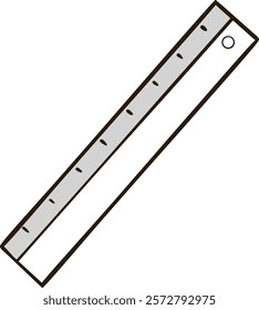 a ruler on a transparent background